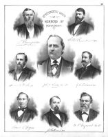 T. Davenport, C.W. Bunker, Irvin B. Webber, John K. Leedy, J.H. Davisson, Samuel C. Gray, J.M. Bash, W.P. Seymour